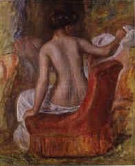 Nude in an Armchair, Pierre Renoir